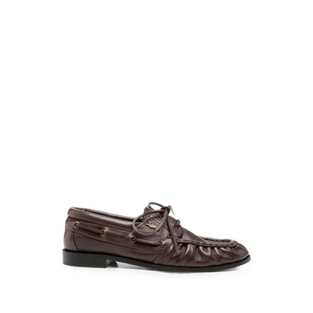 Saint Laurent Men Le Loafer Leather Loafers